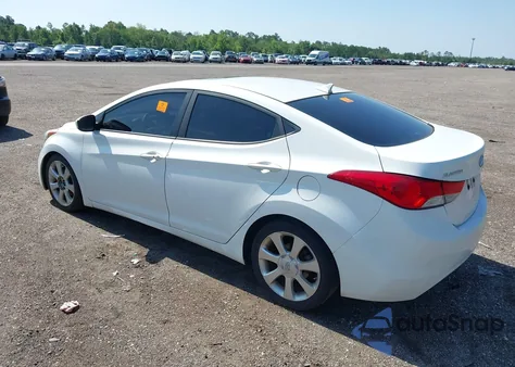 2013 Hyundai Elantra Limited из США, поврежденный, VIN 5NPDH4AE9DH411871